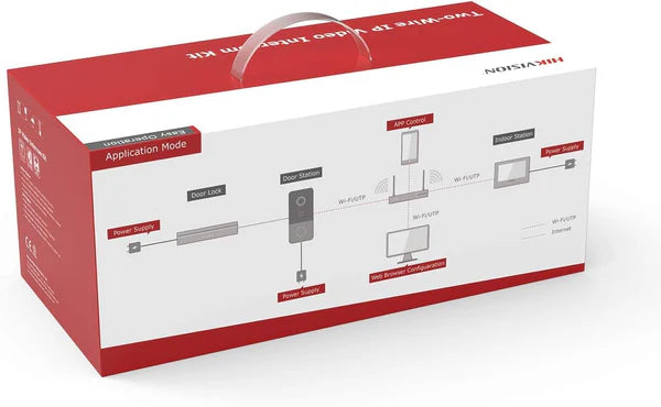 Hikvision Video Intercom Villa Door Station Kit with 7″ touch screen DS-KIS603-P