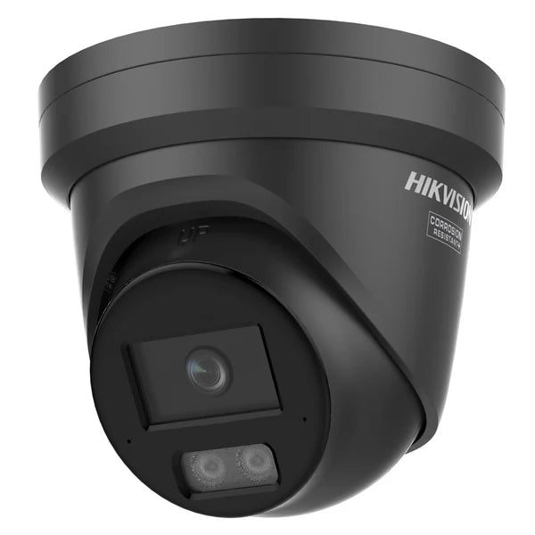 Hikvision DS-2CD2387G3-LIS2UY/SL – 8MP Smart Hybrid Light ColorVu Turret IP Camera with AcuSense 3.0, Strobe Light & Siren, and NEMA 4X Anti-Corrosion Housing