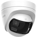 HILOOK 6MP DUAL LENS STITCHED WIDE ANGLE SMART HYBRID LIGHT FIXED TURRET NETWORK CAMERA 180° TWO WAY AUDIO – IPC-T260HAD-LUF/SL