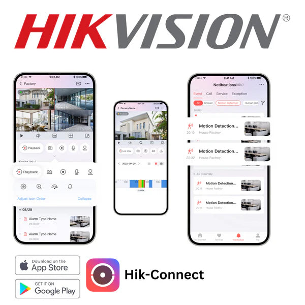 HIKVISION NVR 4 CHANNEL 4K ACUSENSE DS-7604NXI-K1